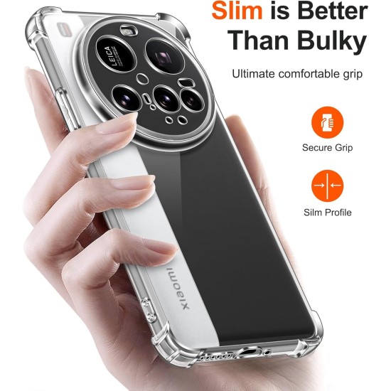 Husa Anti soc, transparenta compatibila cu Xiaomi 15 Ultra Husa Anti soc, transparenta compatibila cu Xiaomi 15 Ultra