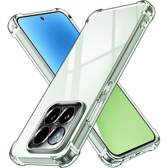 Husa Anti soc, transparenta compatibila cu Xiaomi 15 Pro